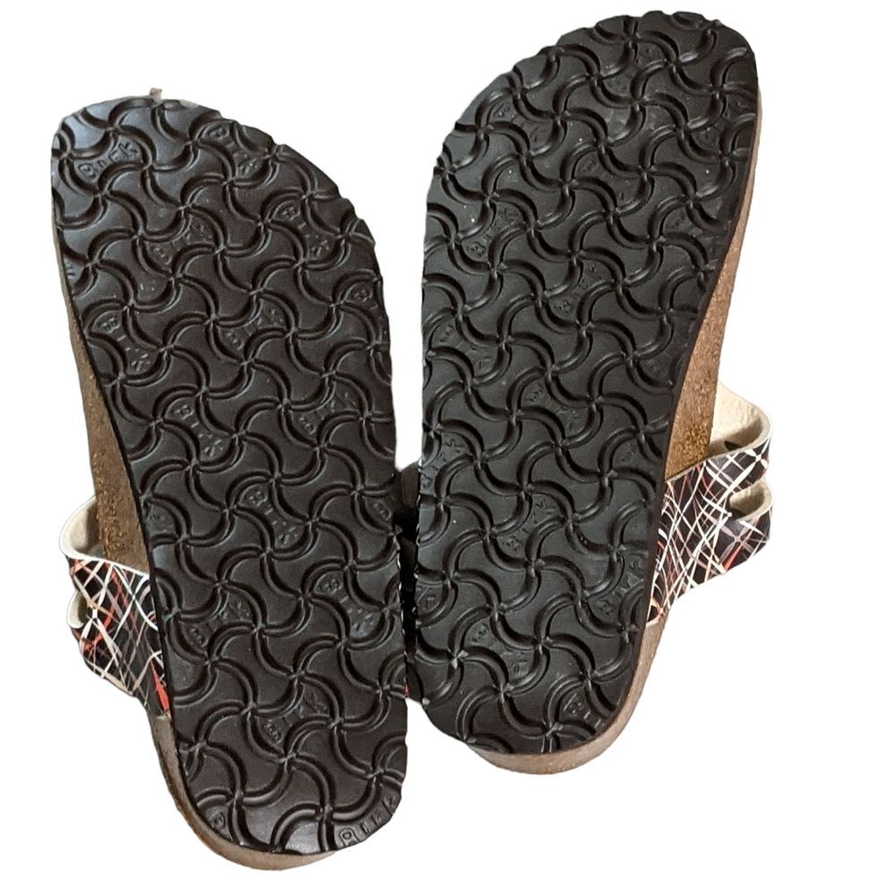 Birki's Birkenstock between toe thonged splatter print sandal slip on op… - Picture 5 of 12